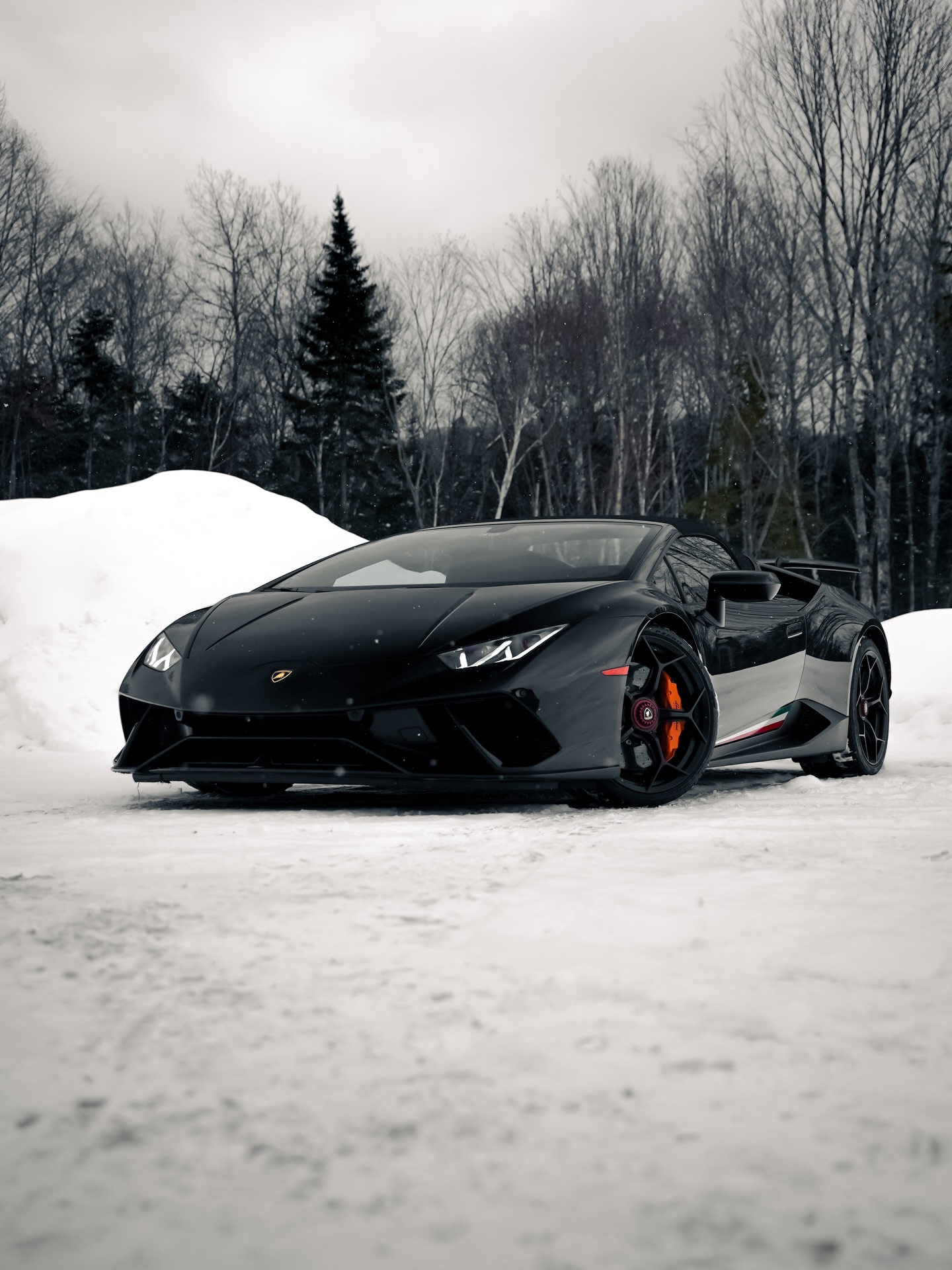 Lamborghini Huracan, Noir satin
